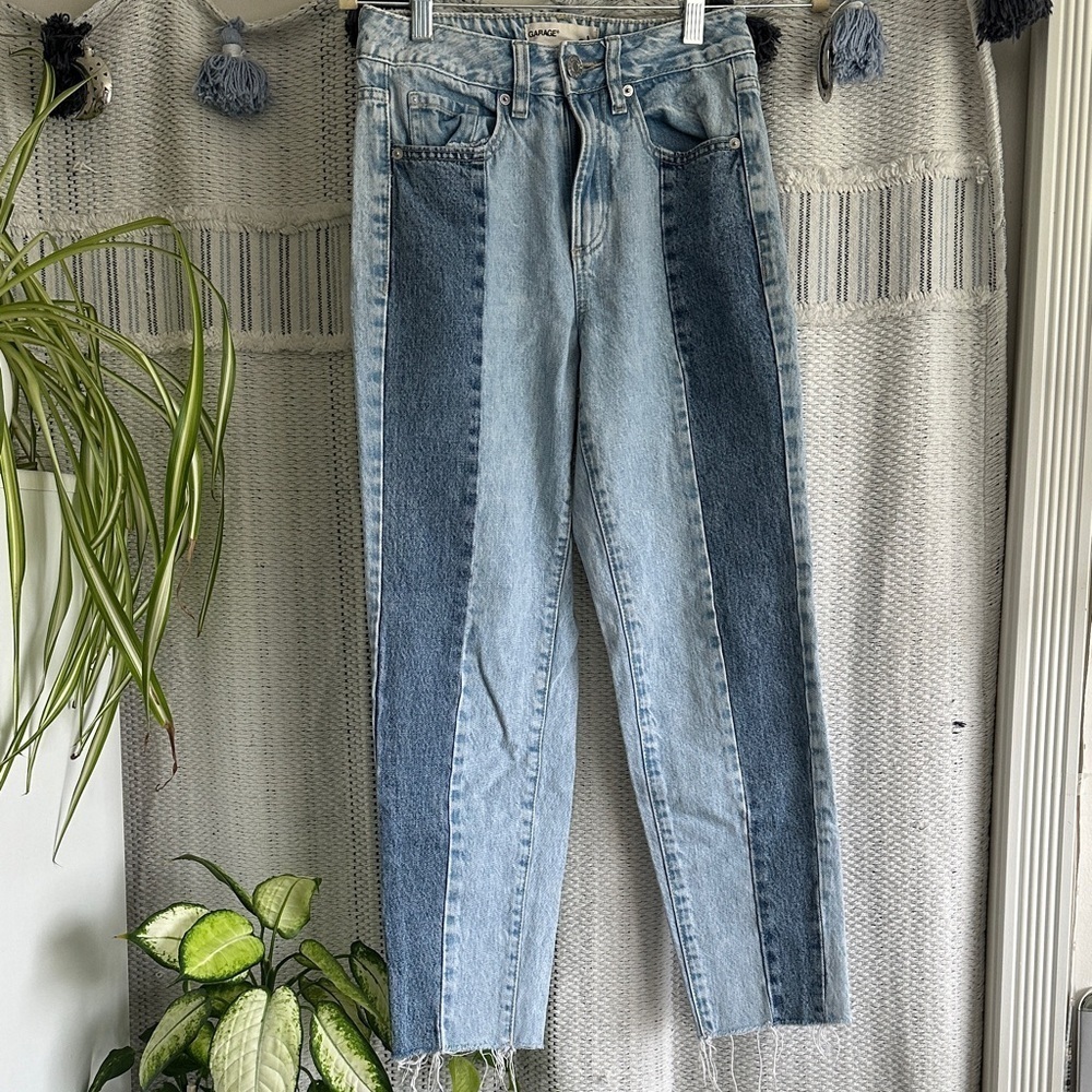 🌸Garage Two-Tone High Rise Jeans - Picture 3 of 13